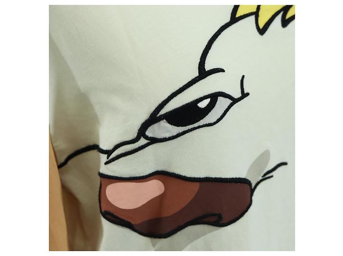 Camiseta de algodón blanca y naranja LOEWE ~ Studio Ghibli Hin Auth ka4076M Blanco - vista 5