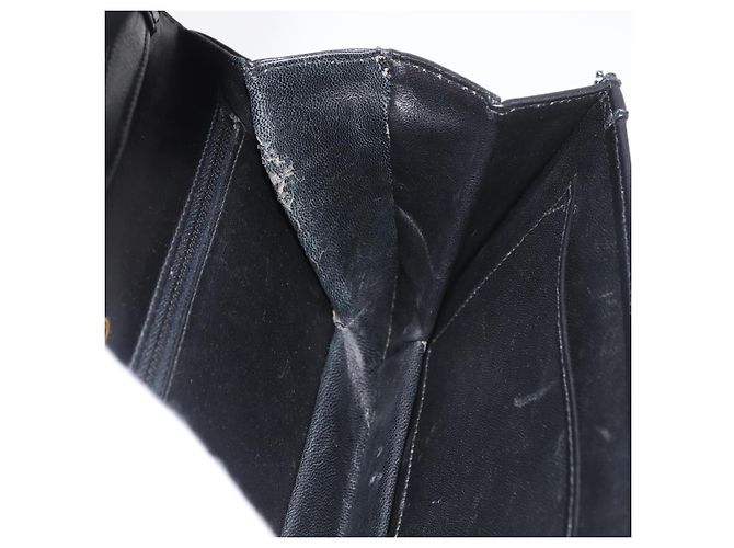 Gucci Borsa a Spalla Horsebit in Pelle Nera e Oro Auth ep14024 Nero D'oro - vista 18