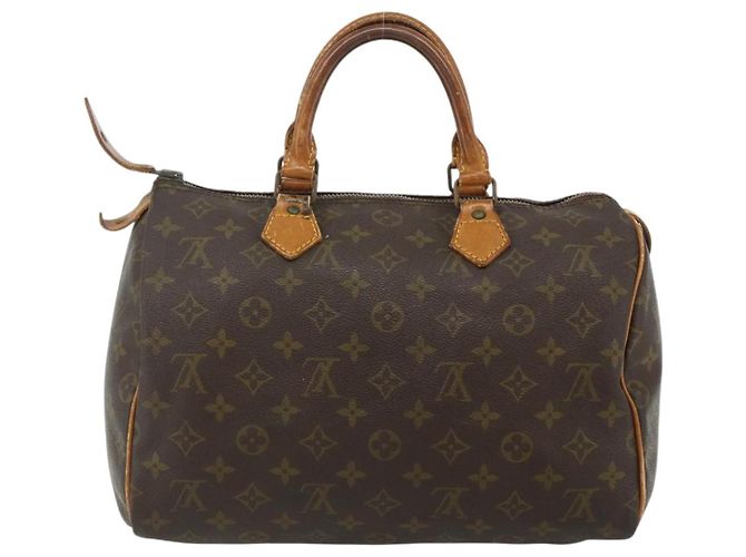 LOUIS VUITTON Bolsa de Mão Monogram Speedy 30 M41526 LV Auth 176720 Monograma - vista 2