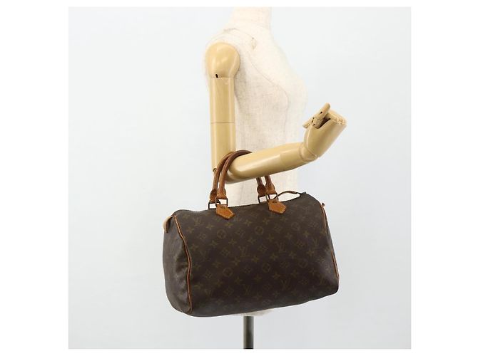 LOUIS VUITTON Bolsa de Mão Monogram Speedy 30 M41526 LV Auth 176720 Monograma - vista 24