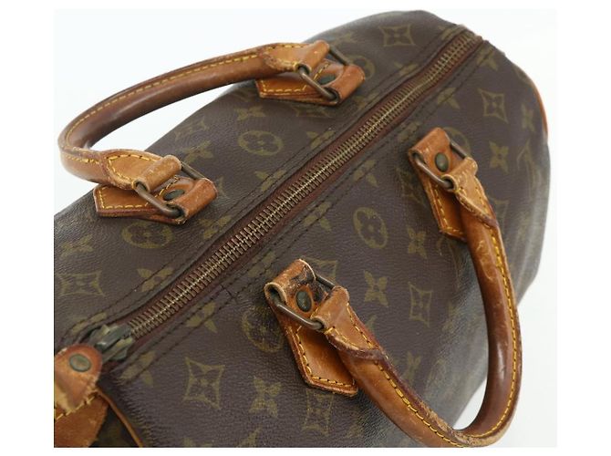 LOUIS VUITTON Bolsa de Mão Monogram Speedy 30 M41526 LV Auth 176720 Monograma - vista 6