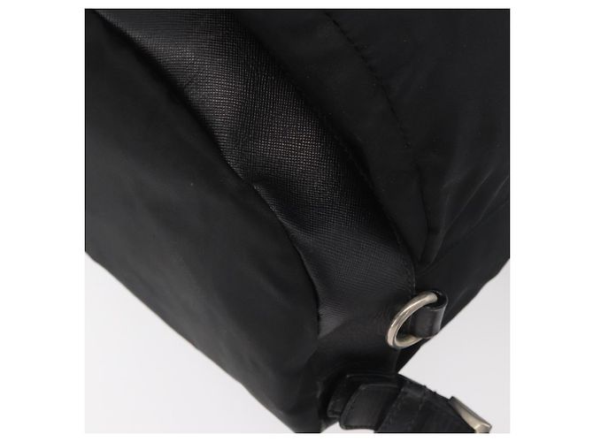 PRADA Backpack Nylon Black Silver Auth 176629 Silvery - view 18