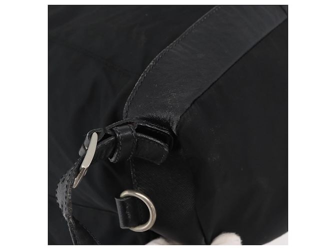PRADA Backpack Nylon Black Silver Auth 176629 Silvery - view 19