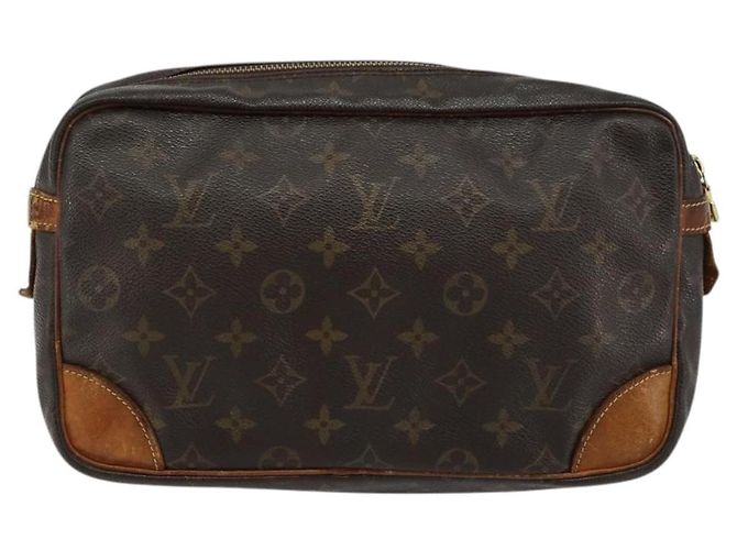 LOUIS VUITTON Pochette Compiegne 28 M51845 LV Auth BA12322 Monogramma - vista 2