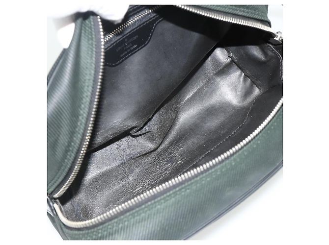LOUIS VUITTON Borsa Clutch Taiga Parana 2 Set Ardoise M30752 LV Auth bs34771 Grigio - vista 7