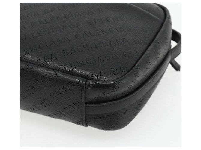 BALENCIAGA Borsa a Spalla Every Day in Pelle Nera 679267 Auth ep14300V Nero - vista 10