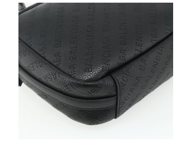 BALENCIAGA Borsa a Spalla Every Day in Pelle Nera 679267 Auth ep14300V Nero - vista 13