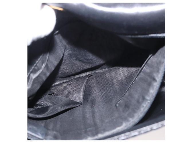 BALLY Borsa a Mano Trapuntata in Pelle Nera e Oro Auth BA12212A Nero D'oro - vista 21