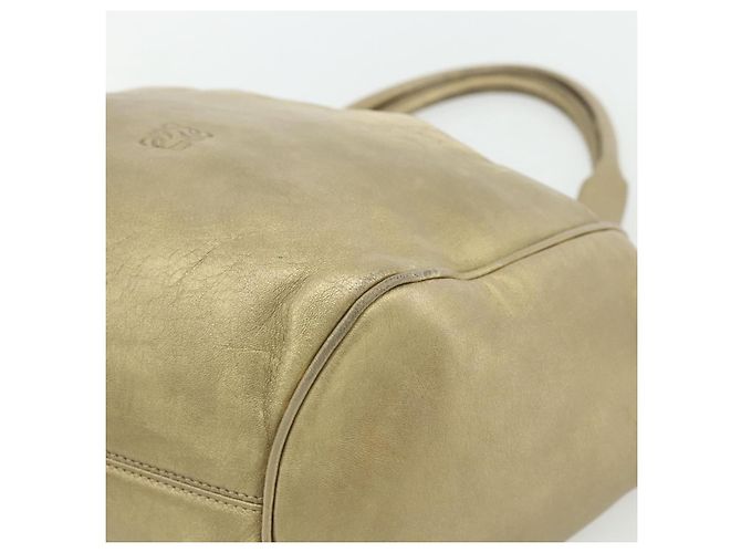 LOEWE Nappa Handtasche aus Leder, goldfarbig, authentisch BA12256 - Ansicht 14
