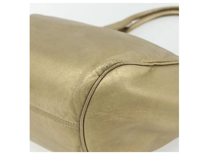 LOEWE Nappa Handtasche aus Leder, goldfarbig, authentisch BA12256 - Ansicht 16