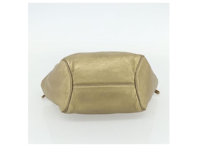 LOEWE Nappa Handtasche aus Leder, goldfarbig, authentisch BA12256 - Ansicht 5