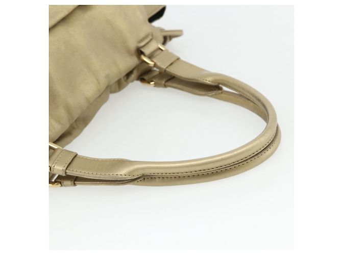 LOEWE Nappa Handtasche aus Leder, goldfarbig, authentisch BA12256 - Ansicht 7
