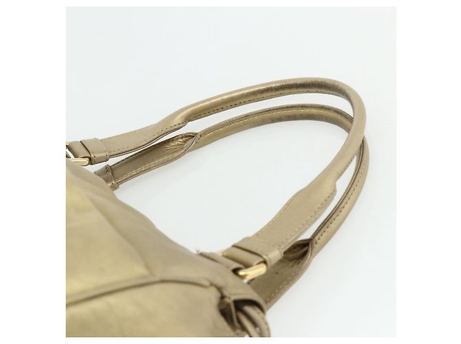 LOEWE Nappa Handtasche aus Leder, goldfarbig, authentisch BA12256 - Ansicht 8