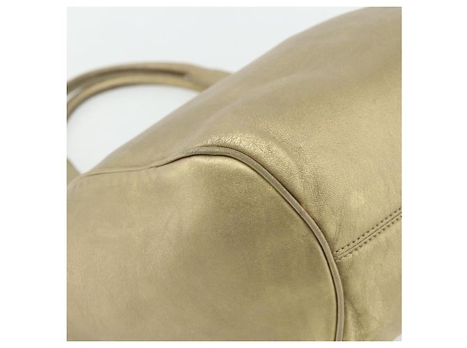 LOEWE Nappa Handtasche aus Leder, goldfarbig, authentisch BA12256 - Ansicht 9