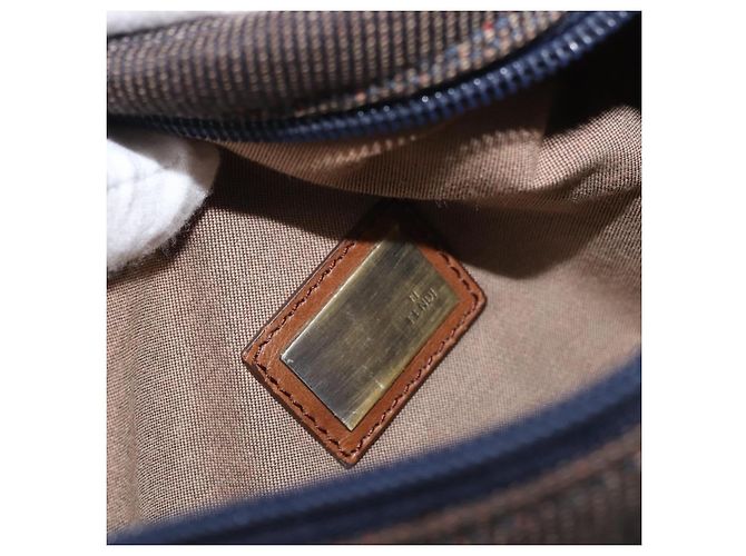 FENDI Bauchtasche aus braunem Canvas Auth bs34529 - Ansicht 16