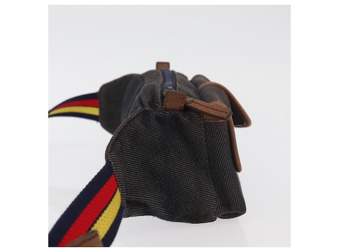 FENDI Bauchtasche aus braunem Canvas Auth bs34529 - Ansicht 5