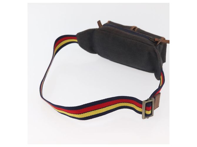 FENDI Bauchtasche aus braunem Canvas Auth bs34529 - Ansicht 7