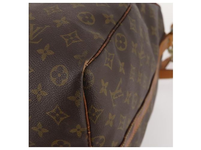 LOUIS VUITTON Monogram Keepall Bandouliere 60 Borsa Boston M41412 LV Auth 175768 Monogramma - vista 10