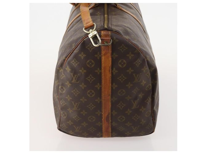 LOUIS VUITTON Monogram Keepall Bandouliere 60 Borsa Boston M41412 LV Auth 175768 Monogramma - vista 4