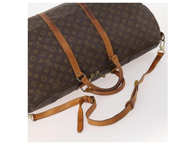 LOUIS VUITTON Monogram Keepall Bandouliere 60 Borsa Boston M41412 LV Auth 175768 Monogramma - vista 7