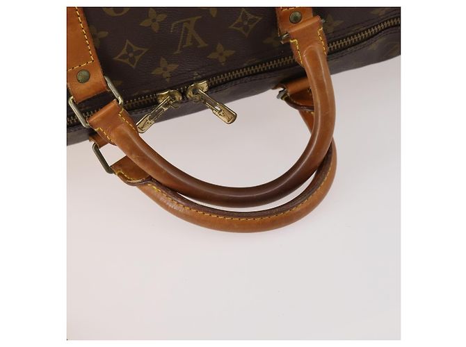 LOUIS VUITTON Monogram Keepall Bandouliere 60 Borsa Boston M41412 LV Auth 175768 Monogramma - vista 8
