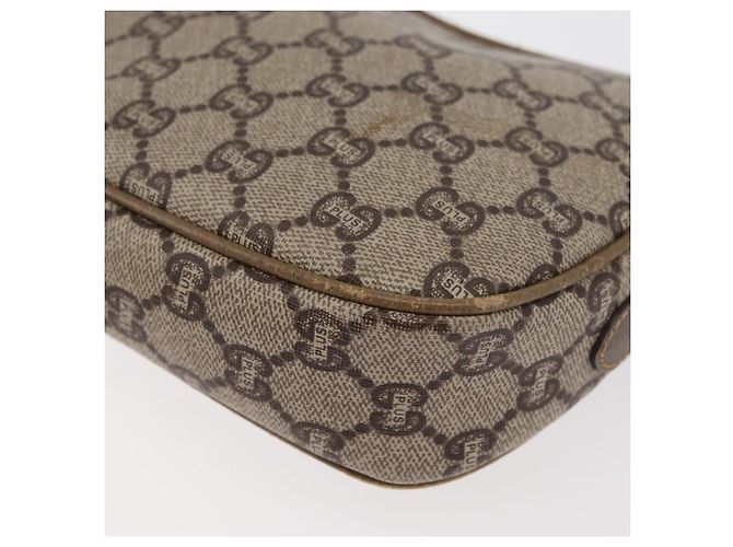 Gucci Borsa a spalla GG Supreme in PVC Beige Oro Auth ep14371 D'oro - vista 13