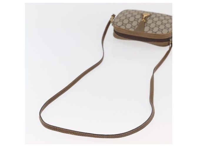Gucci Borsa a spalla GG Supreme in PVC Beige Oro Auth ep14371 D'oro - vista 7