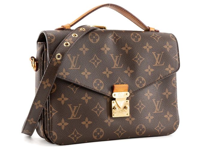 LOUIS VUITTON - Sac à bandoulière Métis Louis Vuitton en toile enduite monogrammée Marron - vue 2