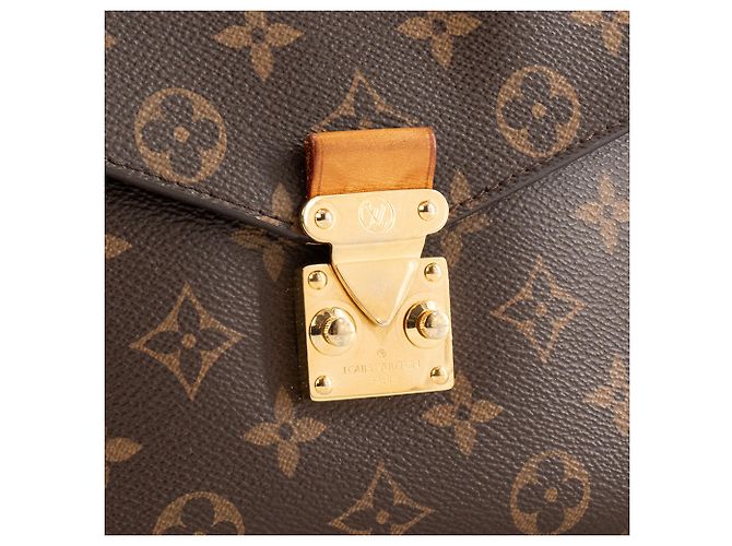 LOUIS VUITTON - Sac à bandoulière Métis Louis Vuitton en toile enduite monogrammée Marron - vue 5