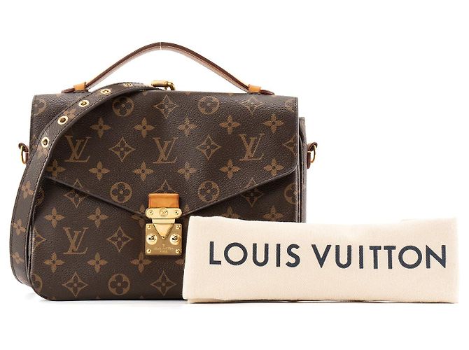 LOUIS VUITTON - Sac à bandoulière Métis Louis Vuitton en toile enduite monogrammée Marron - vue 9