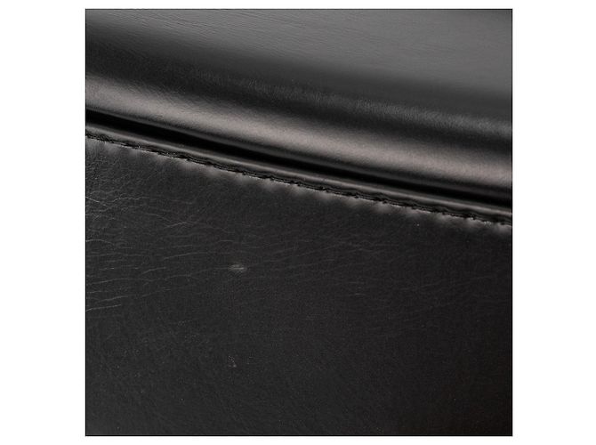 CHANEL - Borsa a Spalla Gabrielle Chanel in Pelle Pieghettata Blu Navy e Nera - vista 8