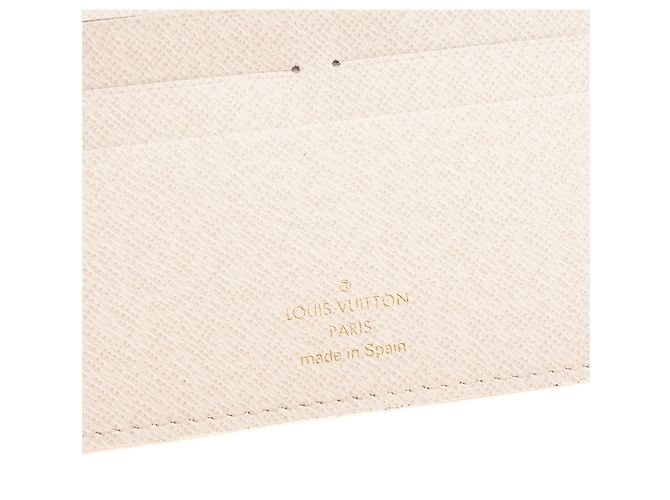 LOUIS VUITTON - Portefeuille Insolite Louis Vuitton en toile enduite monogrammée Marron - vue 6