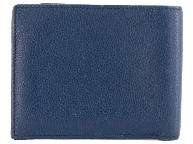 CHANEL - Portafoglio Chanel in Pelle Granata Blu Marino Blu navy - vista 2