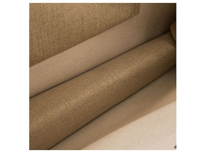 Cabas Rive Gauche SAINT LAURENT - Borsa a spalla Rive Gauche Saint Laurent in tela beige - vista 7