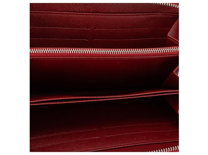 LOUIS VUITTON - Zippy Geldbörse Louis Vuitton aus rotem Epi-Leder - Ansicht 7