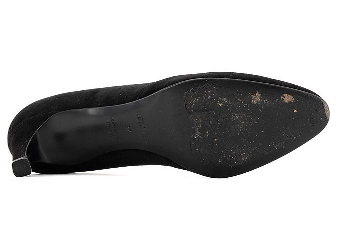 HERMÈS - Décolleté Scarlett 60 in Camoscio Nero (Taglia 37) - vista 3