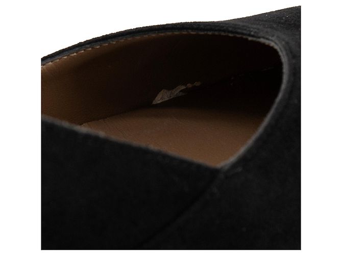 HERMÈS - Décolleté Scarlett 60 in Camoscio Nero (Taglia 37) - vista 5