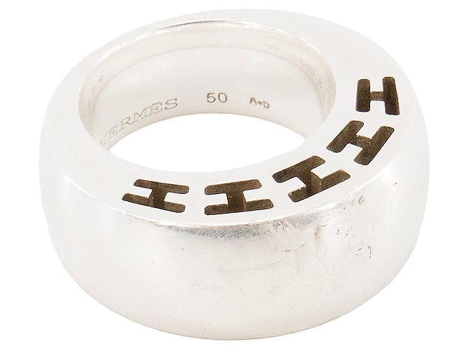 HERMÈS - Anello Clarté GM Hermès in Argento (T50) Metallico - vista 4
