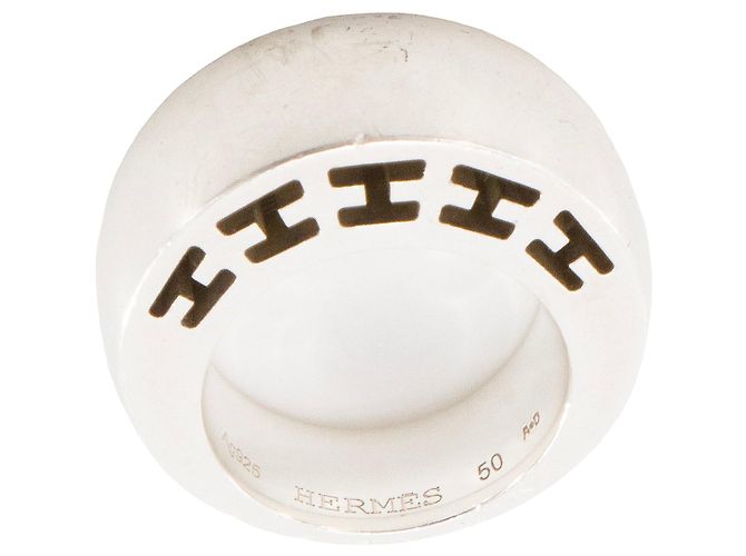 HERMÈS - Anello Clarté GM Hermès in Argento (T50) Metallico - vista 5