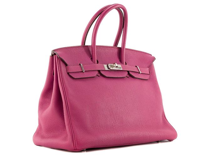HERMÈS - Borsa Birkin 35 in pelle togo viola Tosca Porpora - vista 2