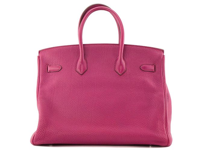 HERMÈS - Borsa Birkin 35 in pelle togo viola Tosca Porpora - vista 3