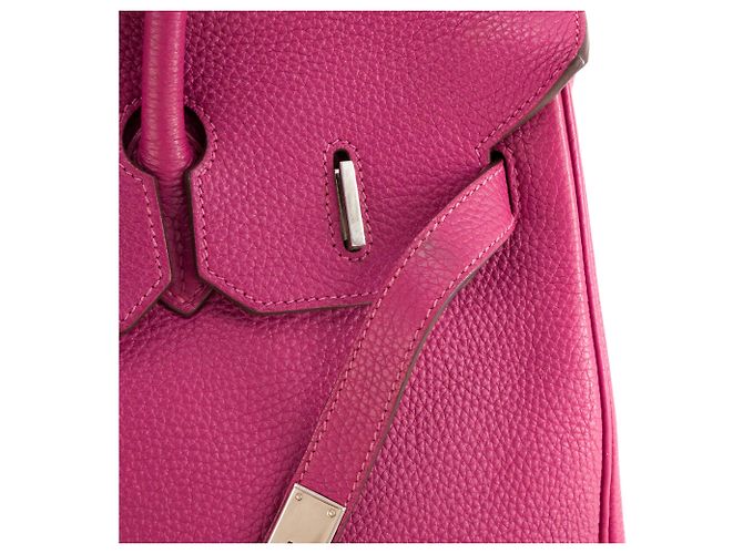 HERMÈS - Borsa Birkin 35 in pelle togo viola Tosca Porpora - vista 8