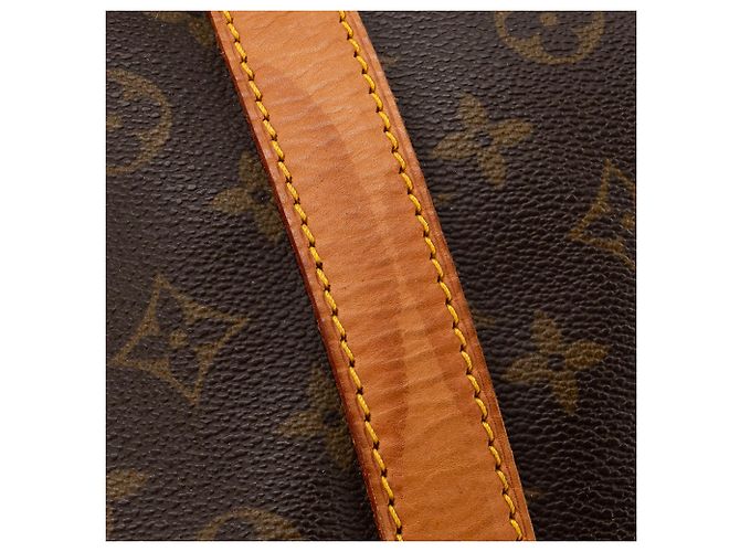LOUIS VUITTON - Borsa da Viaggio Keepall 60 con Tracolla Louis Vuitton in Tela Monogram Vintage Marrone - vista 12