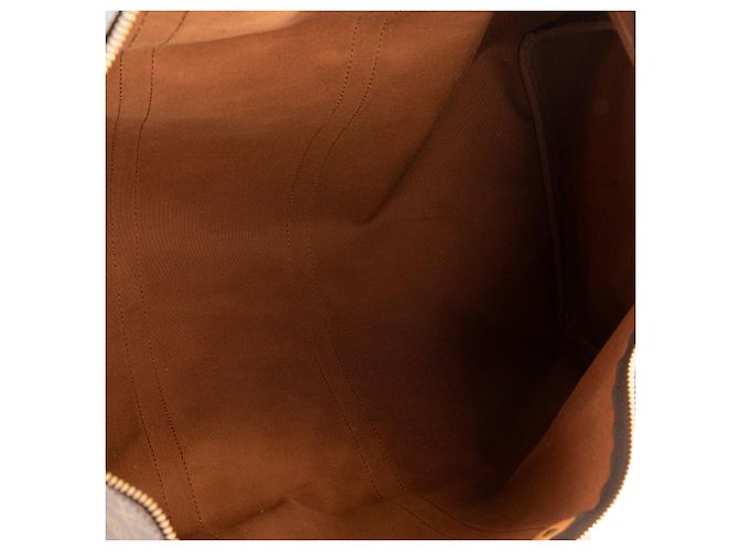 LOUIS VUITTON - Borsa da Viaggio Keepall 60 con Tracolla Louis Vuitton in Tela Monogram Vintage Marrone - vista 14