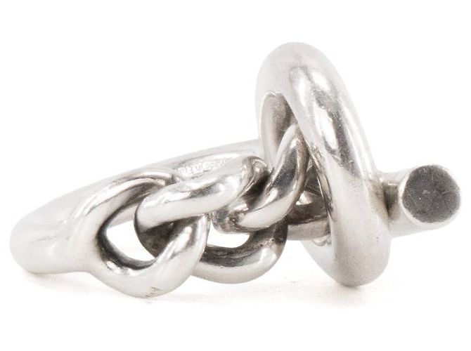 HERMÈS - Croisette GM Ring Hermès aus Silber (T50) Metallisch - Ansicht 2