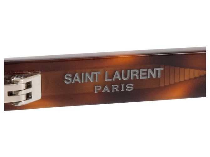 SAINT LAURENT - Gafas de sol SL496 Saint Laurent de plástico marrón Castaño - vista 4