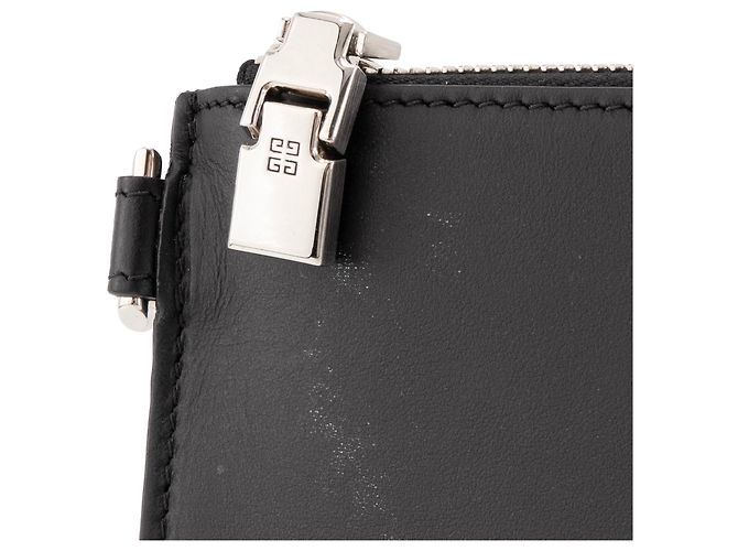 GIVENCHY - Pochette Givenchy in pelle nera Nero - vista 5