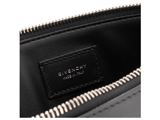 GIVENCHY - Pochette Givenchy in pelle nera Nero - vista 7
