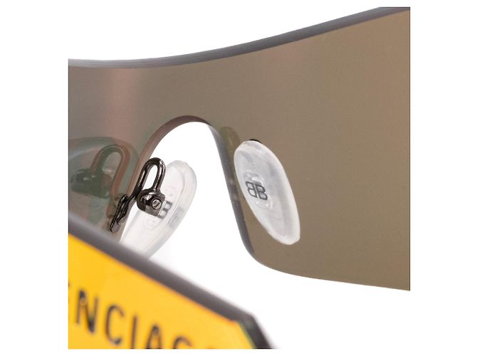 BALENCIAGA - Gafas de sol BB0040S Balenciaga en plástico iridiscente Multicolor - vista 5