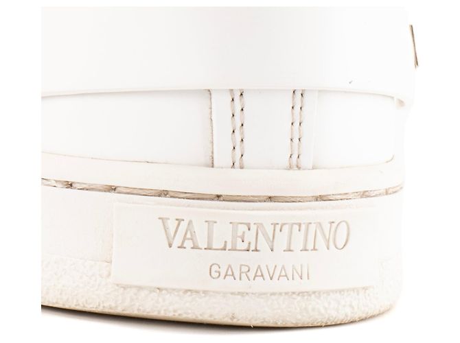 Valentino Garavani VALENTINO - Sneakers Backnet in pelle bianca (Taglia 36.5) Bianco - vista 5